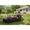 BLACK+DECKER Raised Garden Bed 5 ft, Customizable and Easy Assembly (BDSTGA95810)
